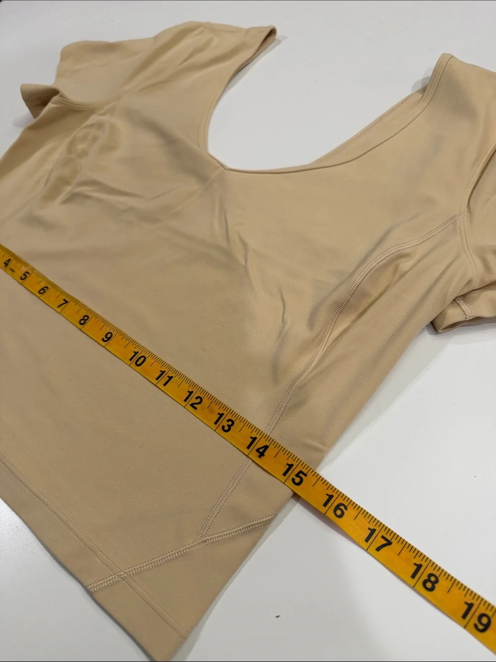 Lululemon Women's Scoop Neck Short Sleeve Top - Cream